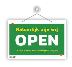 Natuurlijk zijn wij OPEN