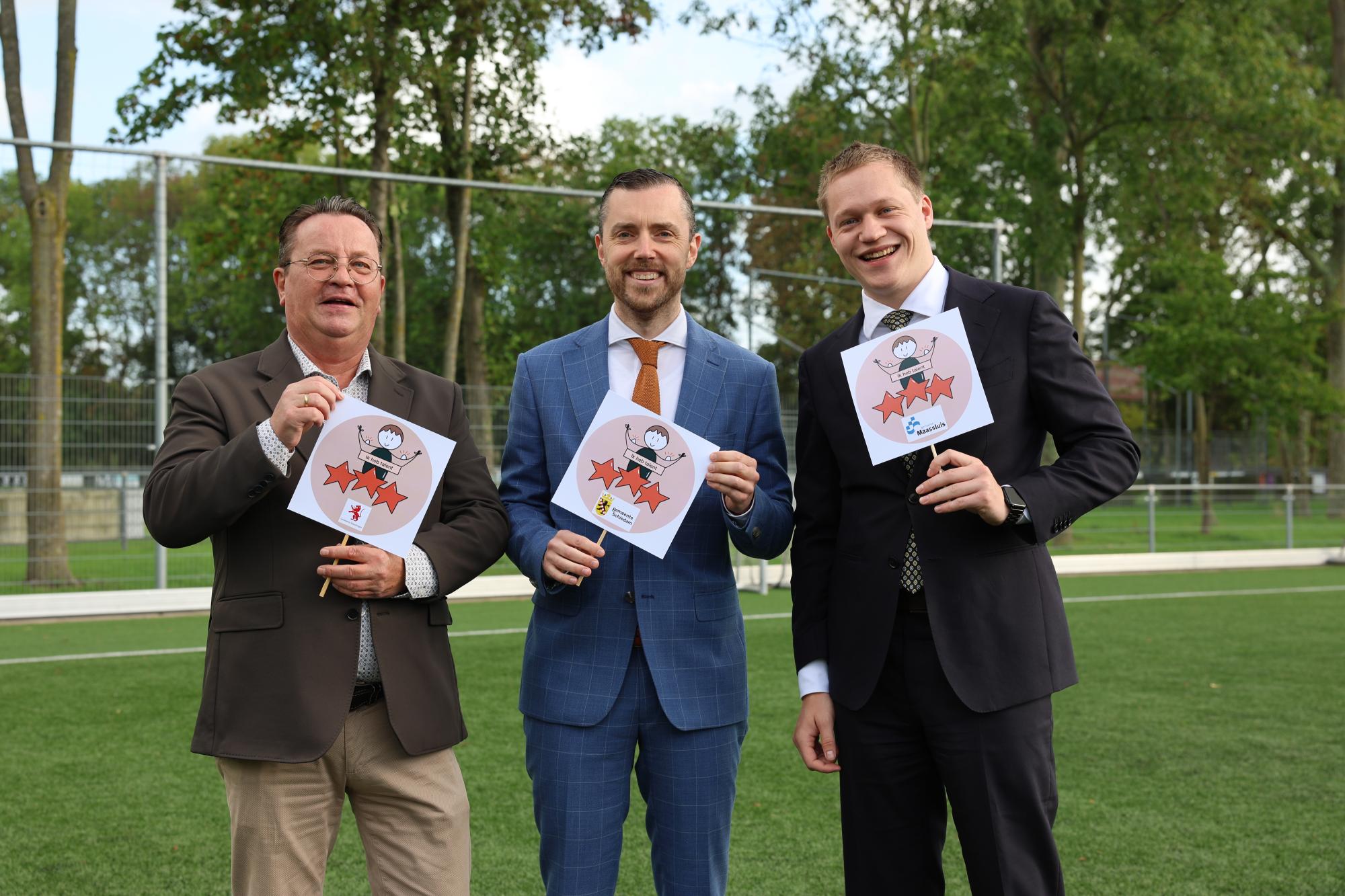 De wethouders van de drie gemeenten.