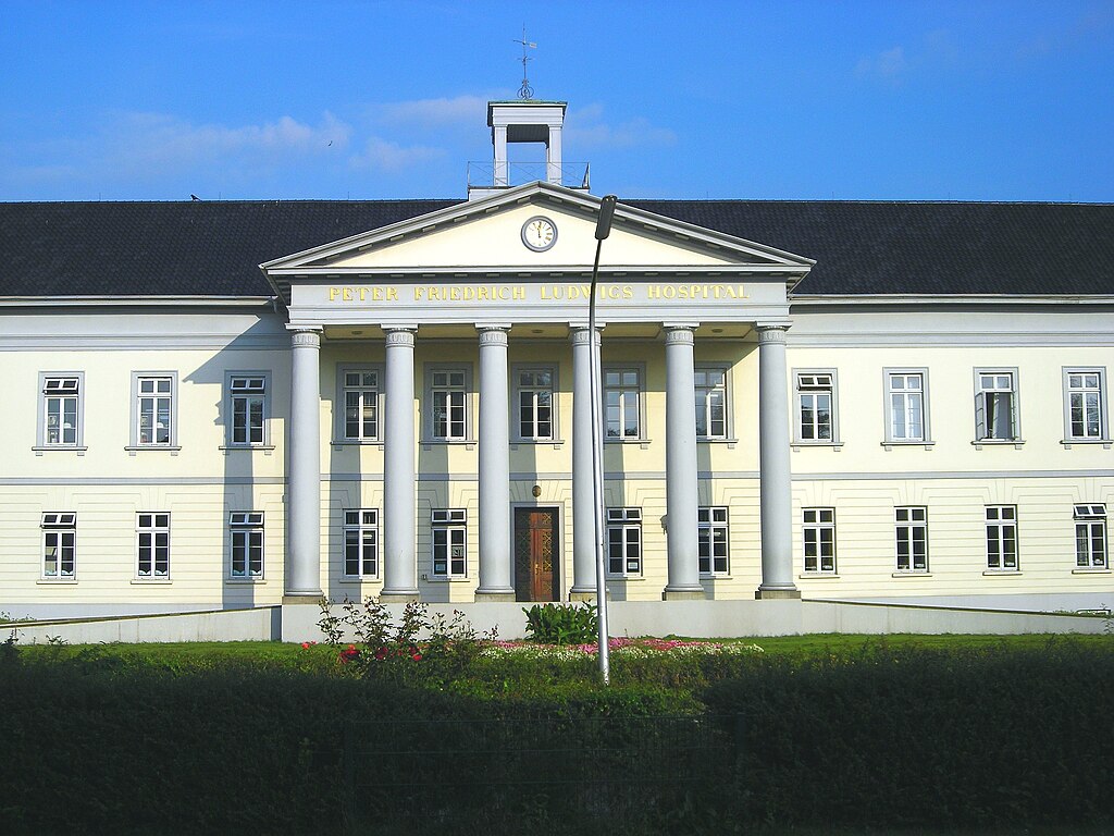 Het in 1841 opgerichte Peter Friedrich Ludwig Hospital in Oldenburg