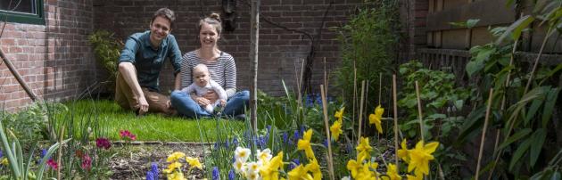 Jiskar, Sarah en Otto in hun groene paradijsje